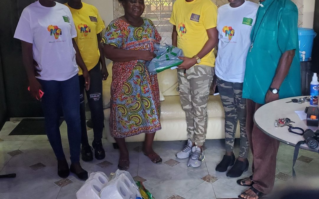 Donation to Rev. Ansah (Retired Minister of the Gospel), Takoradi-Ghana