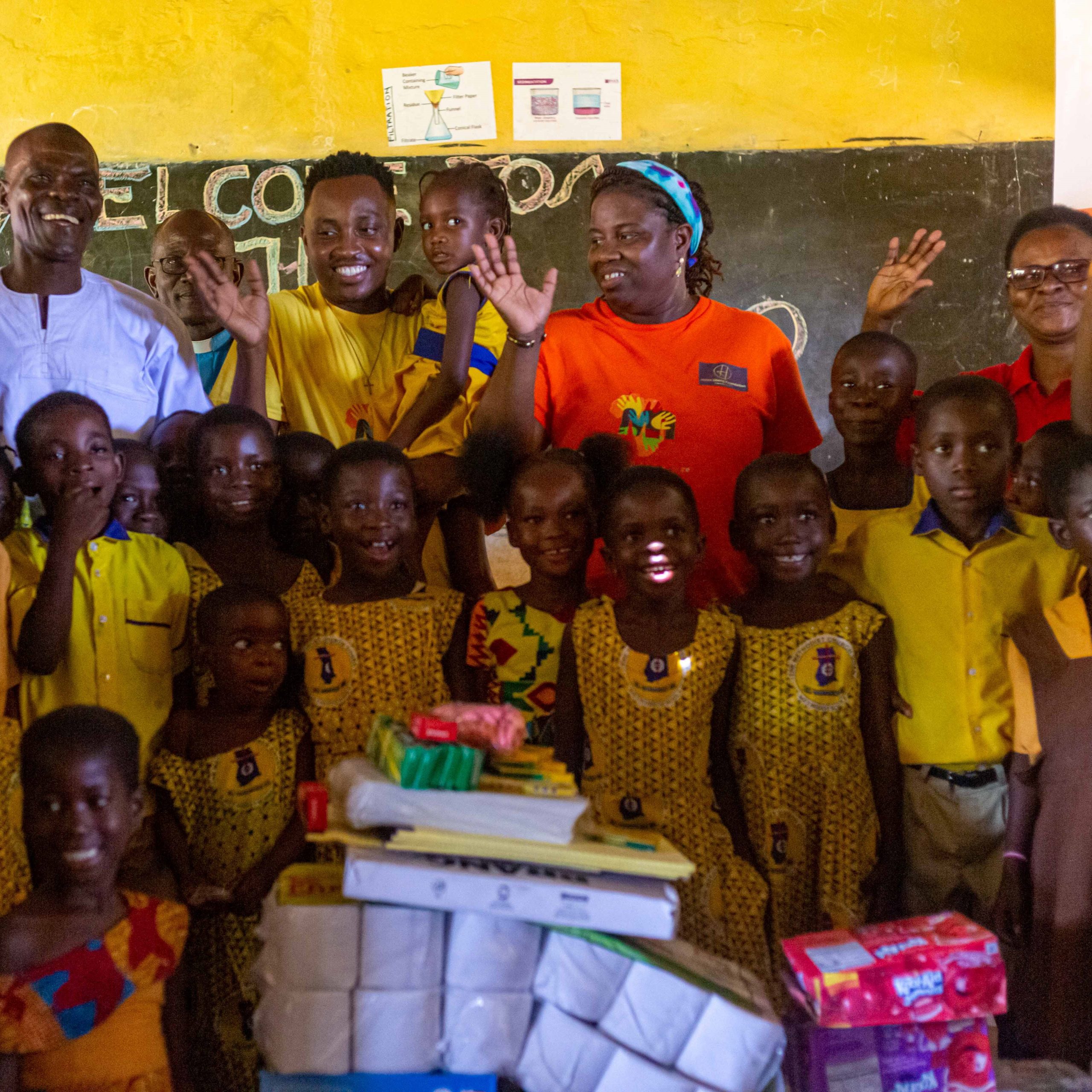 Donation to Bisa Methodist School / Health Drive Campaign at Bisa Community