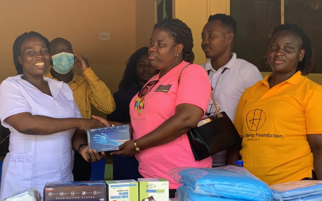 Donation to Mepom Health Centre