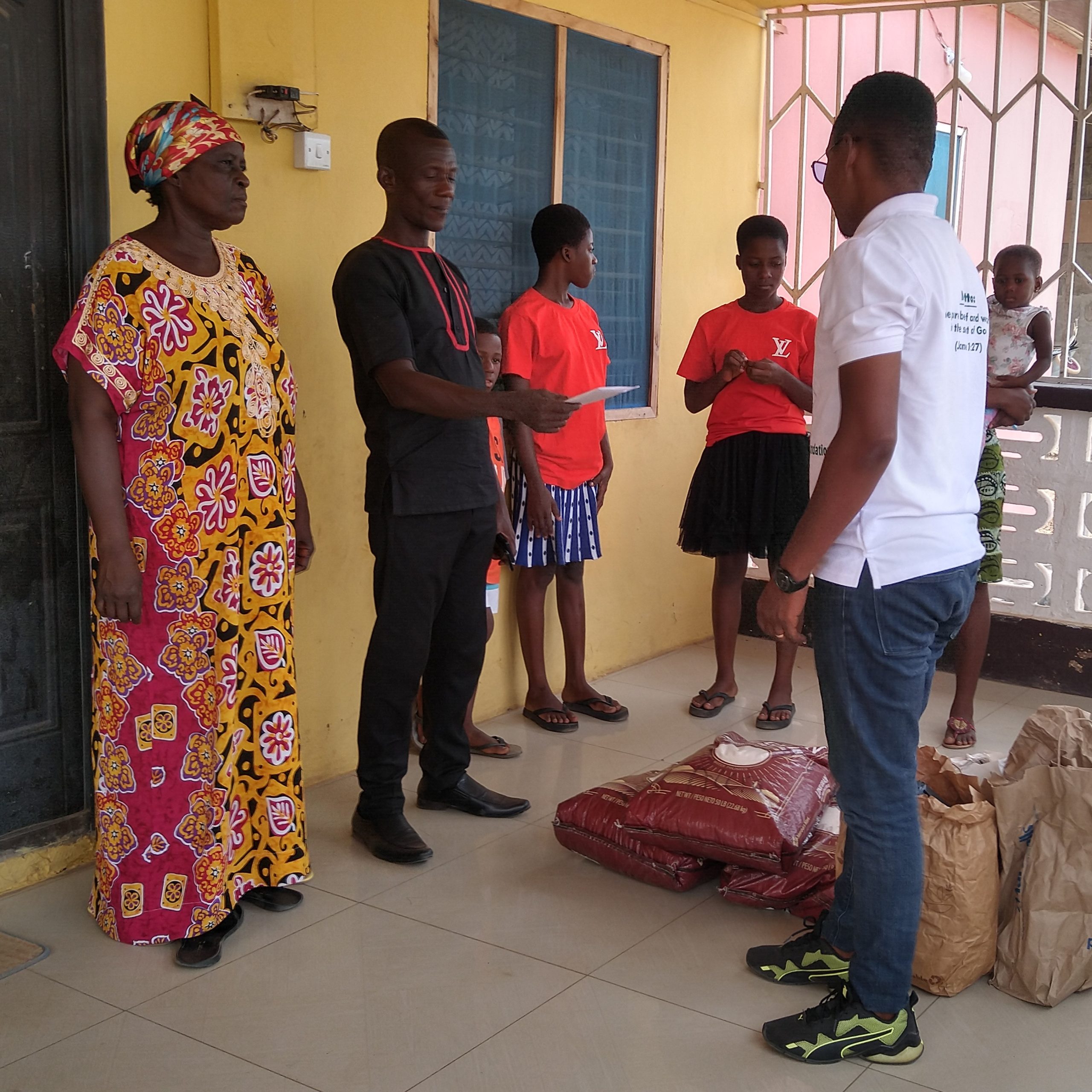 Donation at Breman Asikuma, Central Region – Ghana