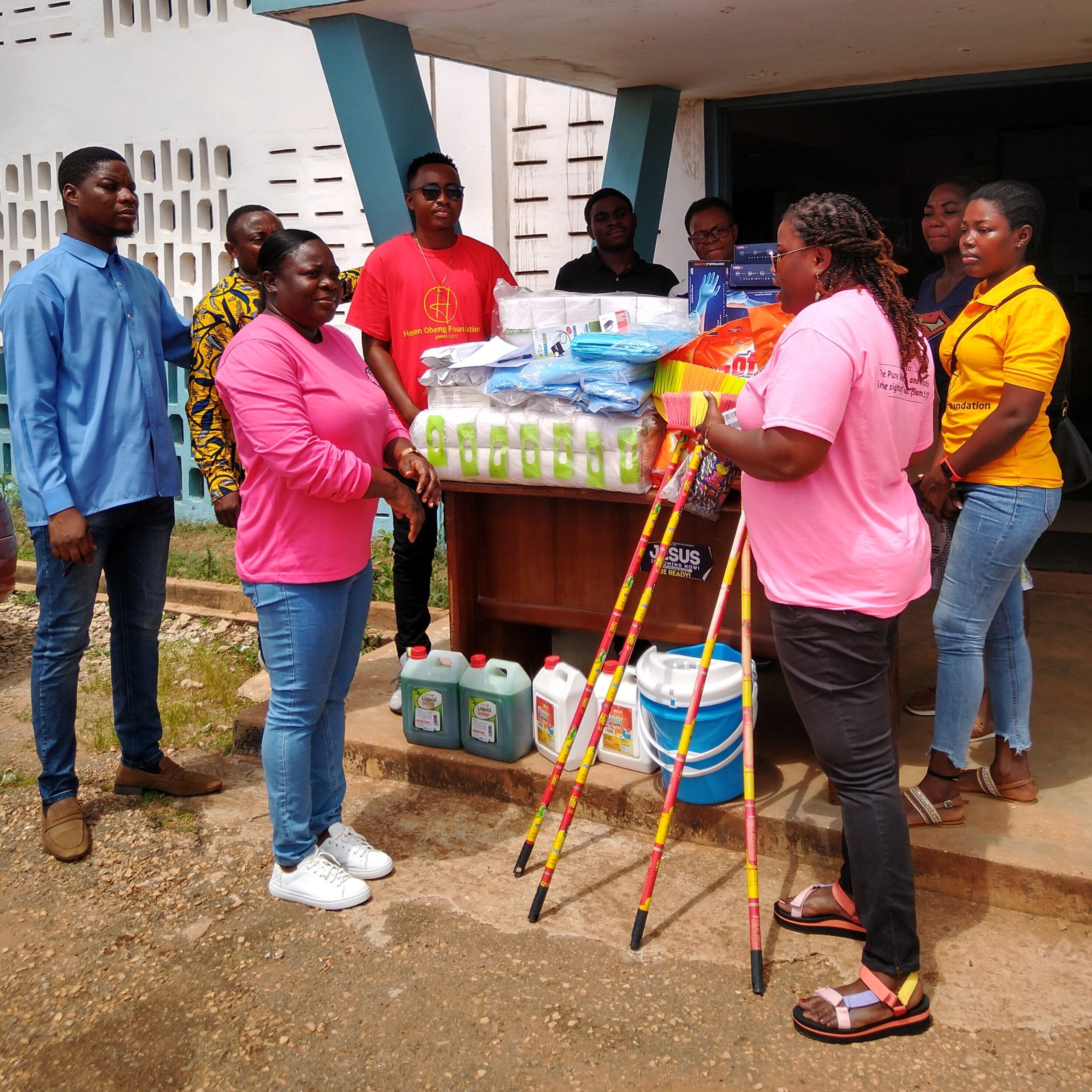 Donation to Pantang Hospital, Accra-Ghana